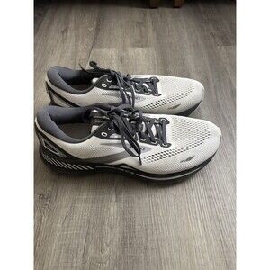 Brooks Adrenaline GTS 23 Mens Shoes Sz 12 Running Athletic Oyster Ebony Sneakers